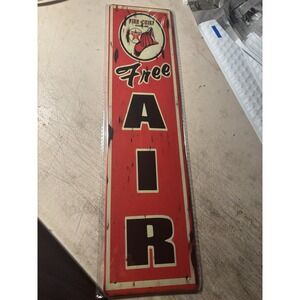 Texaco Free Air Distressed Reproduction Motor Oil Metal  Sign 6×18